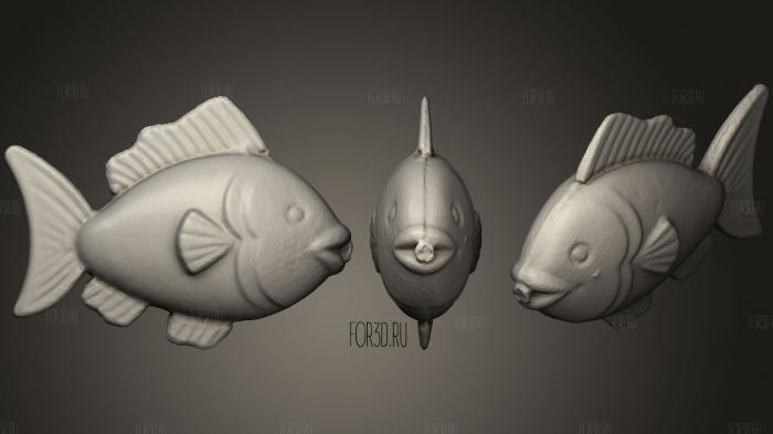Fish Scan 3 3d stl модель для ЧПУ